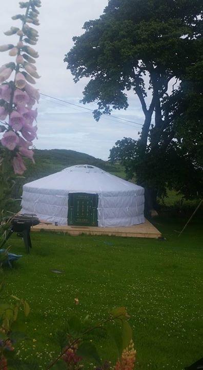 The Yurt Hotel Isle of Gigha Bagian luar foto